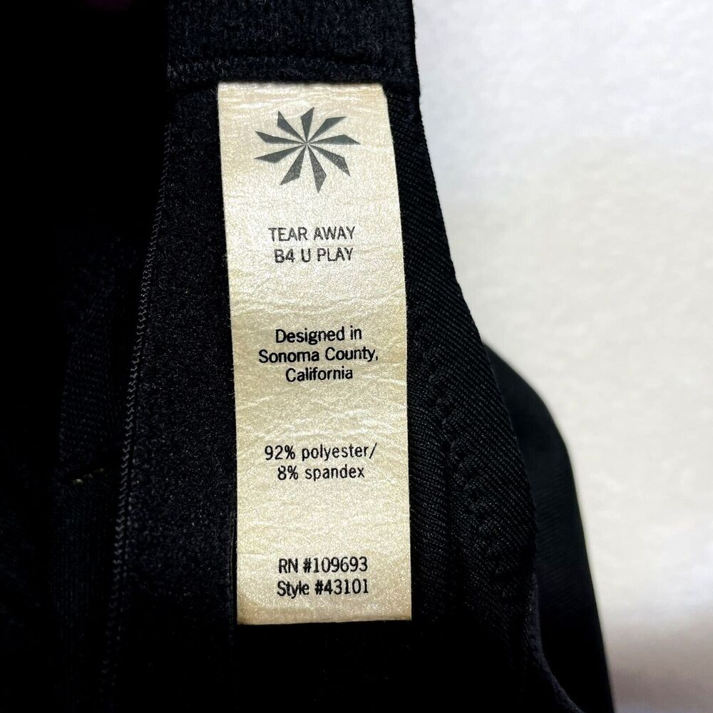 Athleta Womens Dress Size Small Black Dress Sleeveless Built in Bra - Picture 6 of 6
